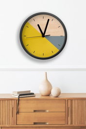 Wallity Reloj Decorativo de MDF Multicolor